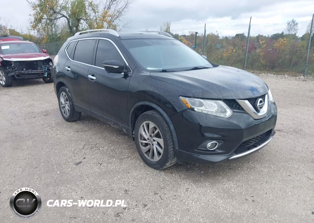 2015 Nissan Rogue Sl VIN:5N1AT2MV1FC755593 - 1