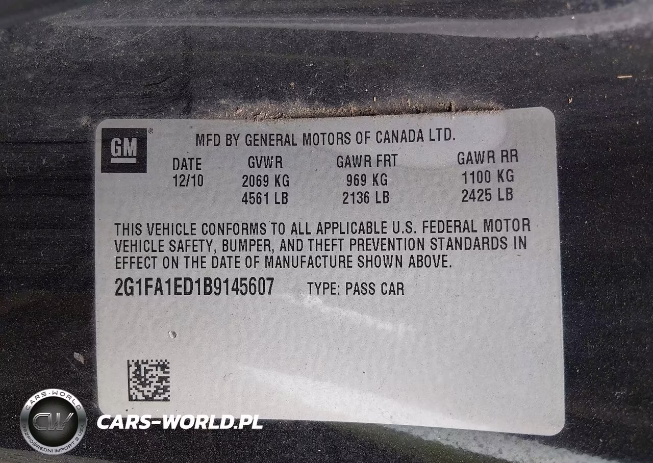 2011 Chevrolet Camaro 2Ls VIN:2G1FA1ED1B9145607 - 9