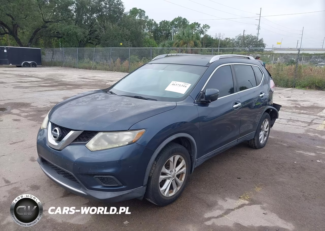 2016 Nissan Rogue Sv VIN:KNMAT2MT6GP597006 - 2