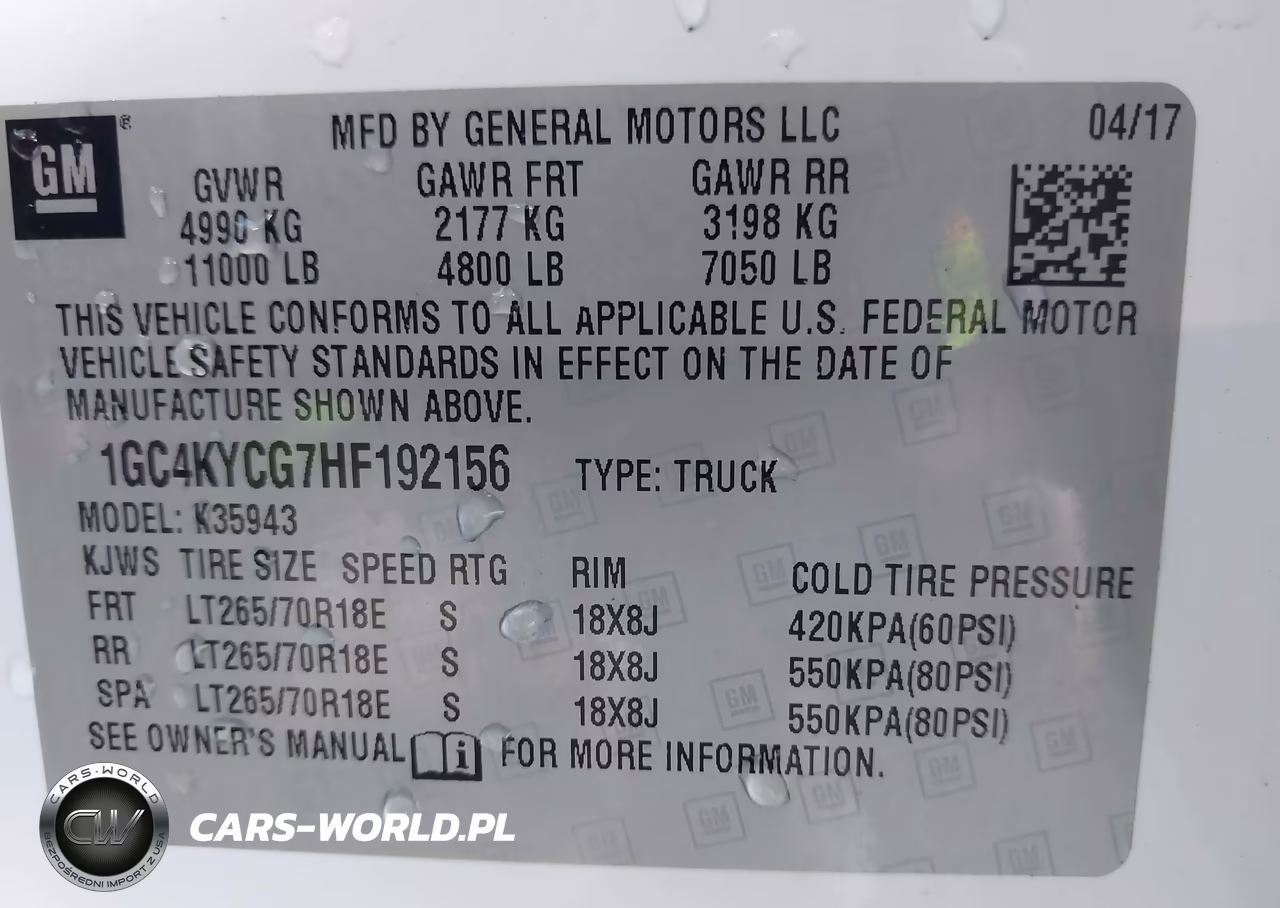 2017 Chevrolet Silverado 3500Hd Wt VIN:1GC4KYCG7HF192156 - 9