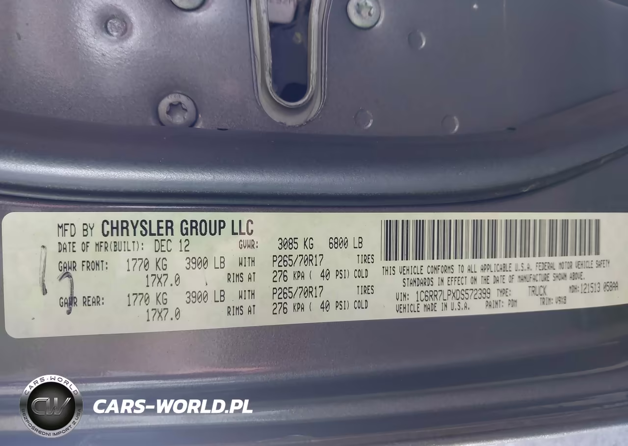 2013 Ram 1500 Slt VIN:1C6RR7LPXDS572399 - 9