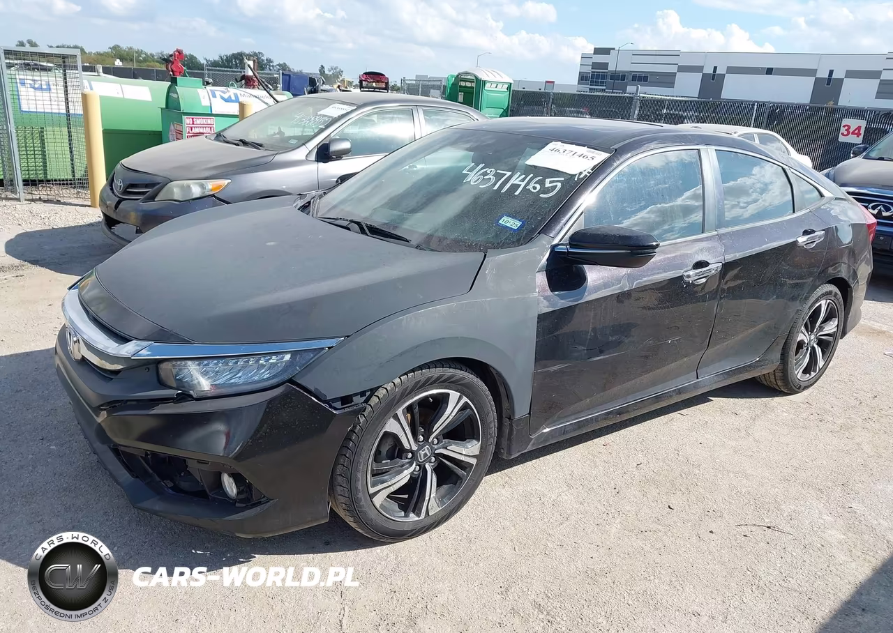 2016 Honda Civic Touring VIN:19XFC1F99GE003347 - 2
