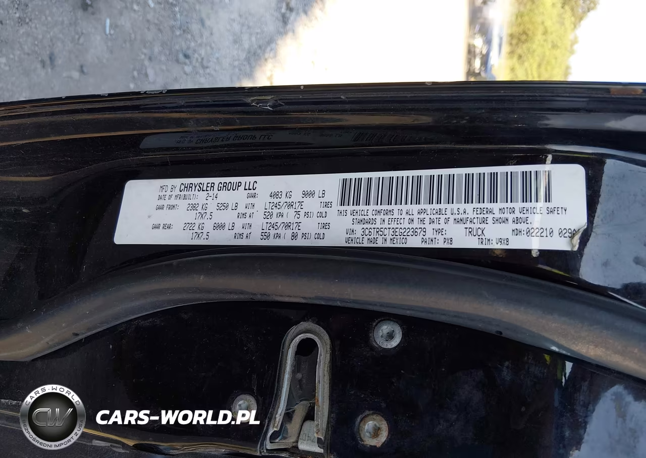 2014 Ram 2500 Tradesman VIN:3C6TR5CT3EG223679 - 9