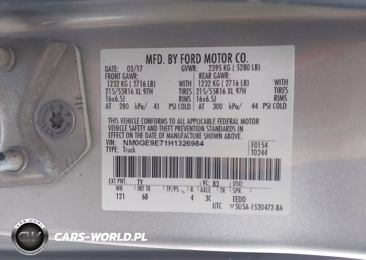 2017 Ford Transit Connect Xl VIN:NM0GE9E71H1326984 - 9