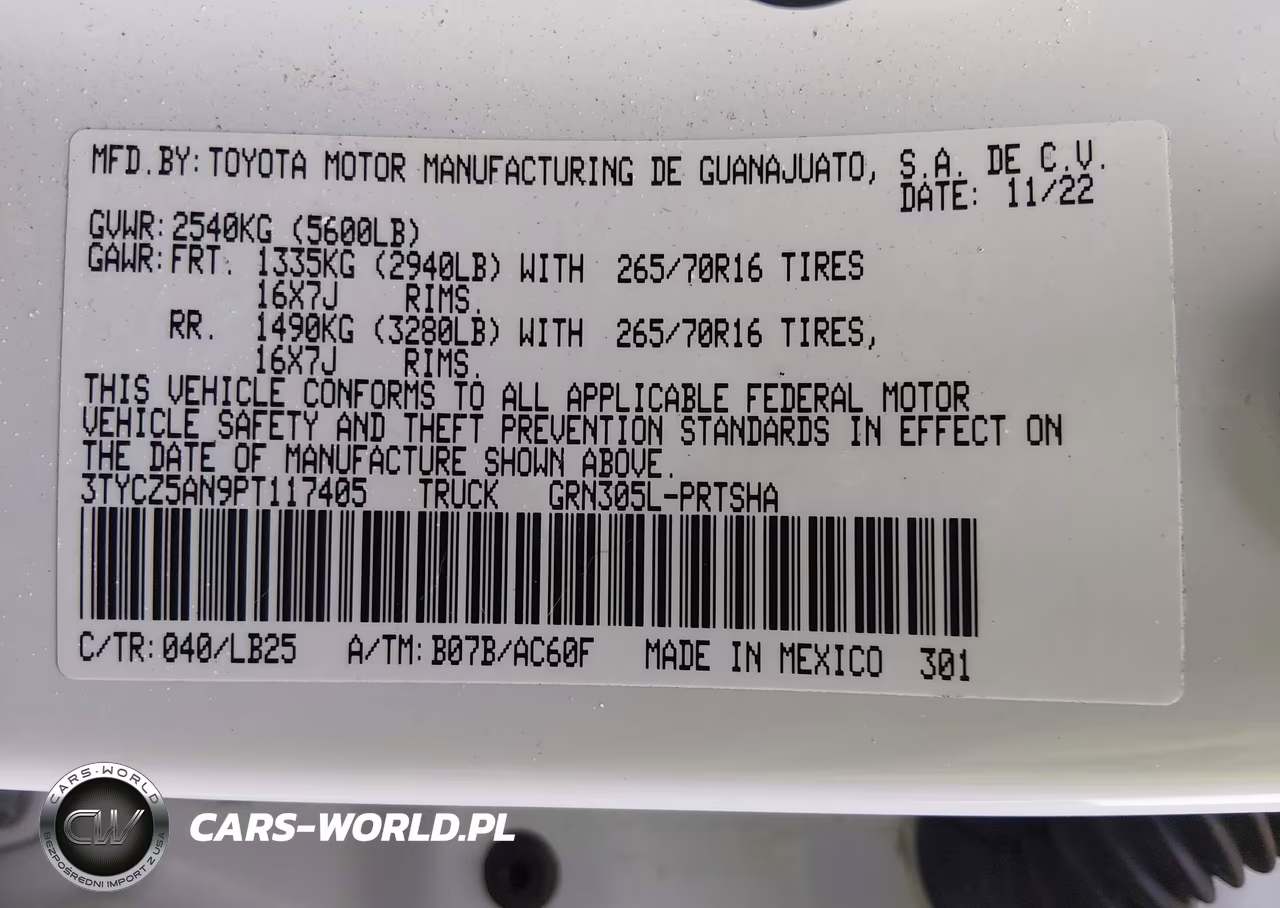 2023 Toyota Tacoma Trd Pro VIN:3TYCZ5AN9PT117405 - 9