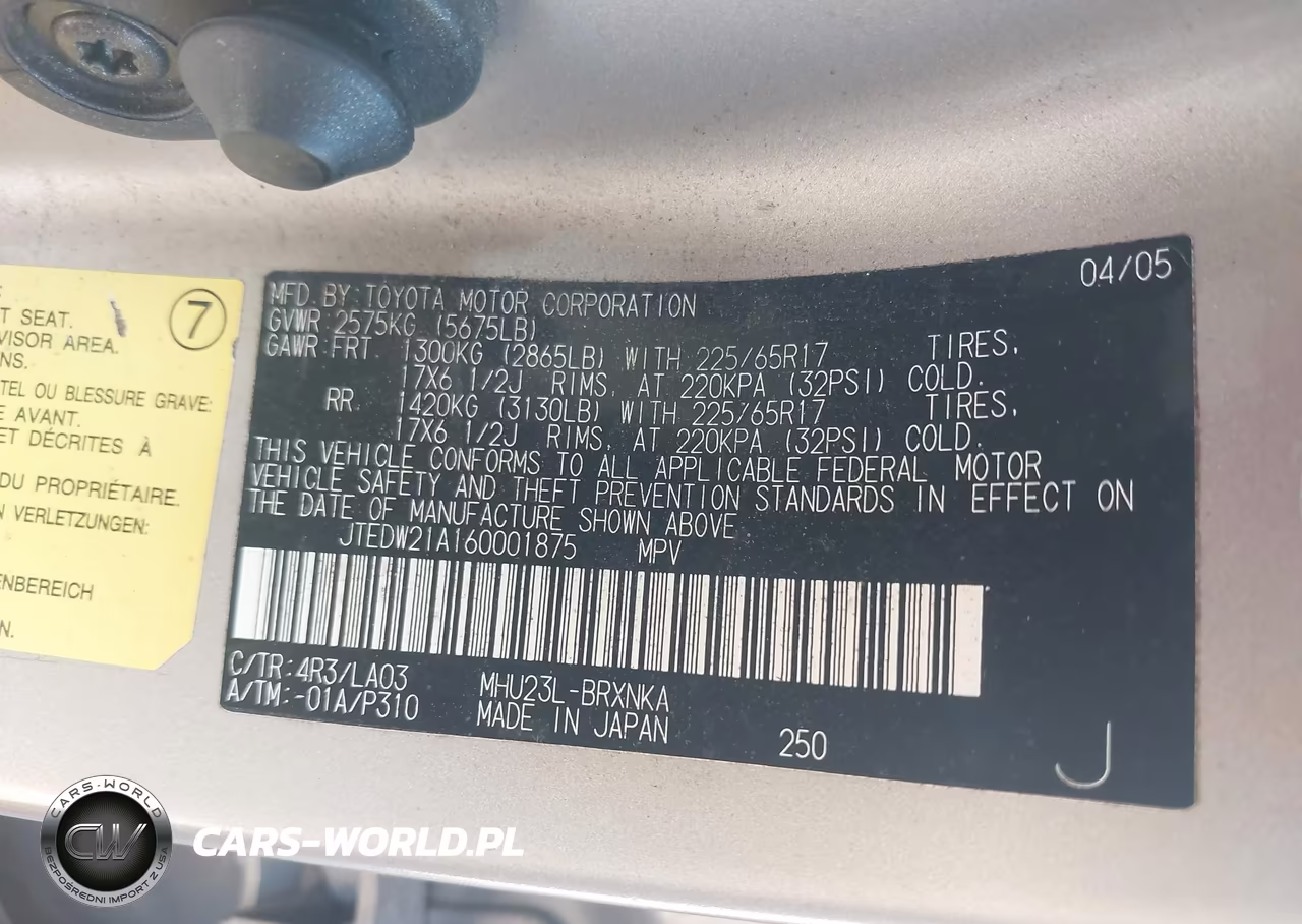 2006 Toyota Highlander Hybrid Limited V6 VIN:JTEDW21A160001875 - 9