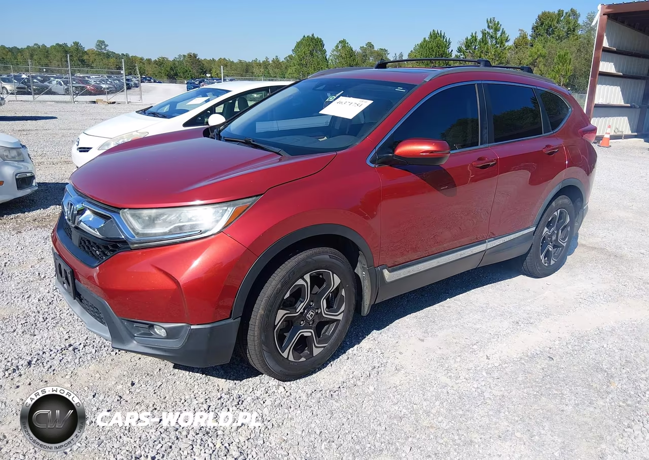 2017 Honda Cr-V Touring VIN:5J6RW2H99HL025875 - 2