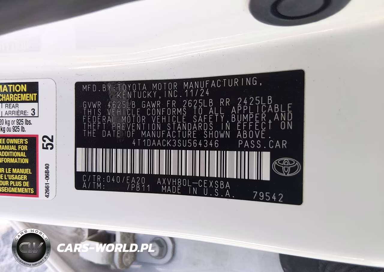 2025 Toyota Camry Se VIN:4T1DAACK3SU564346 - 9