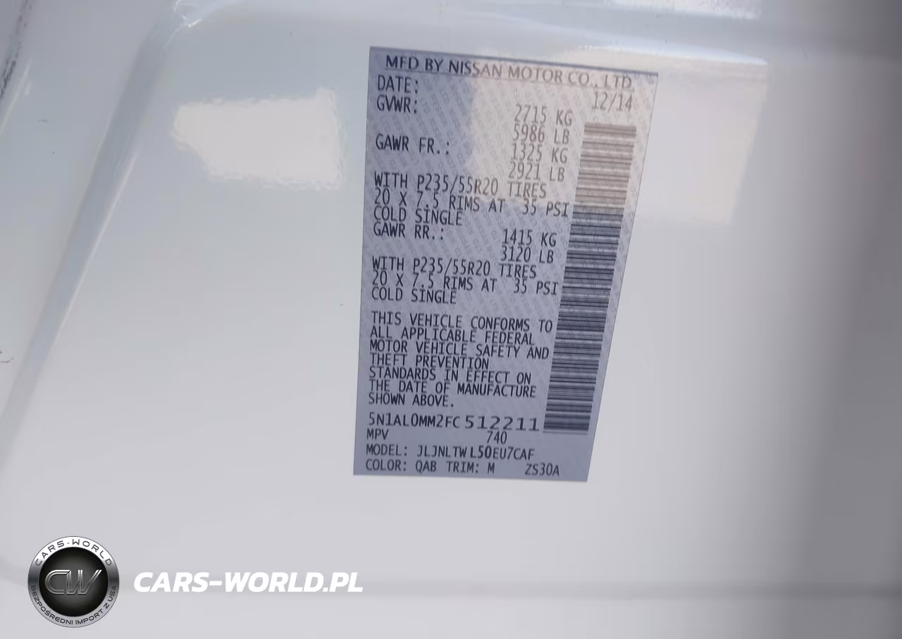 2015 Infiniti Qx60 VIN:5N1AL0MM2FC512211 - 9