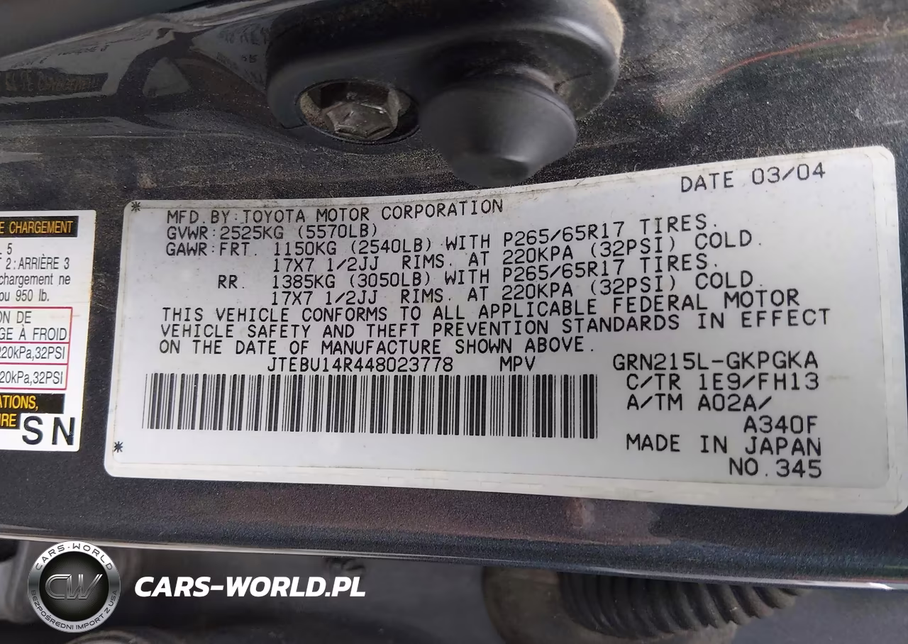 2004 Toyota 4Runner Sr5 Sport V6 VIN:JTEBU14R448023778 - 9