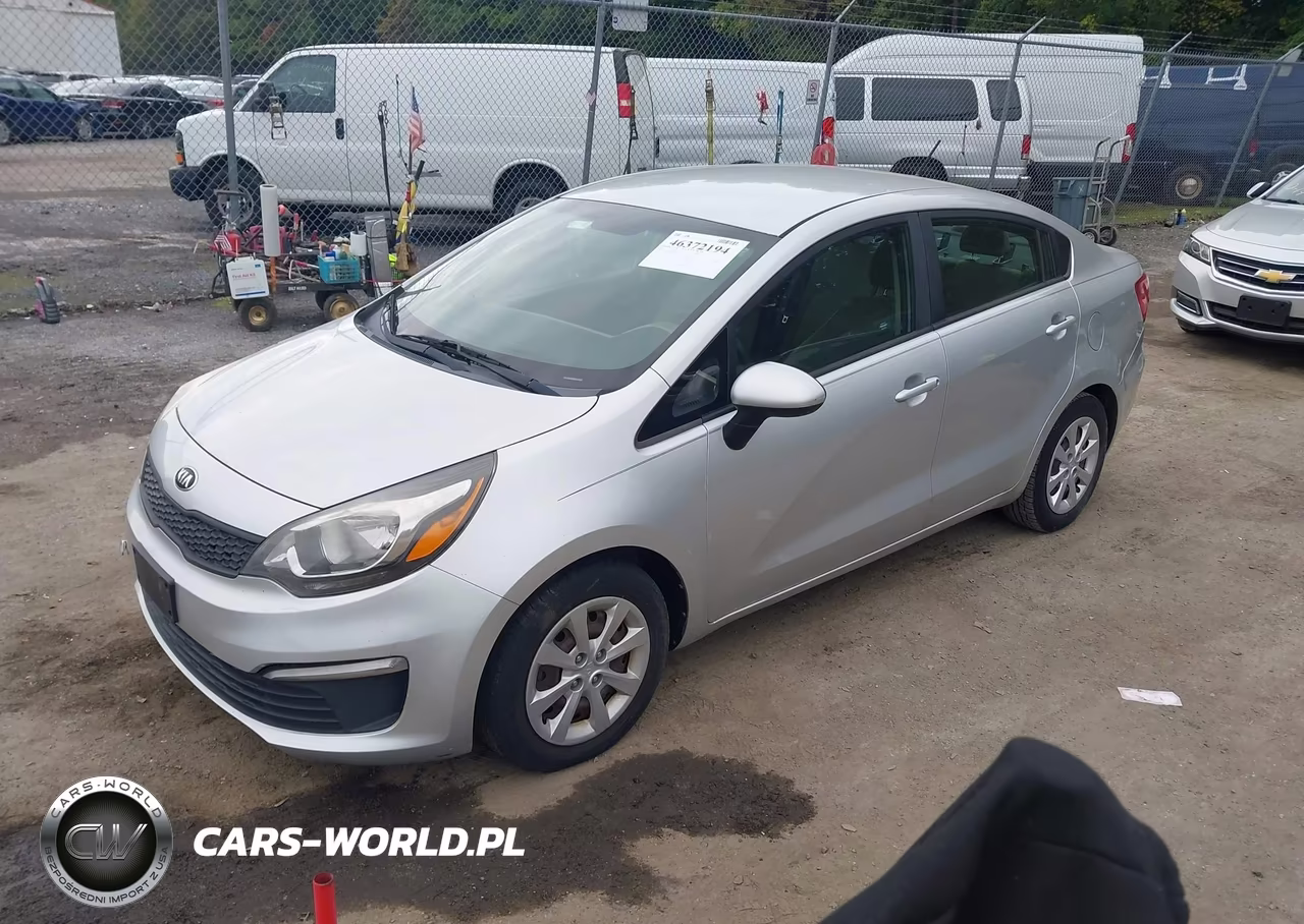 2016 Kia Rio Lx VIN:KNADM4A33G6652122 - 2