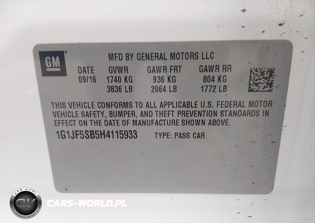2017 Chevrolet Sonic Premier Auto VIN:1G1JF5SB5H4115933 - 9