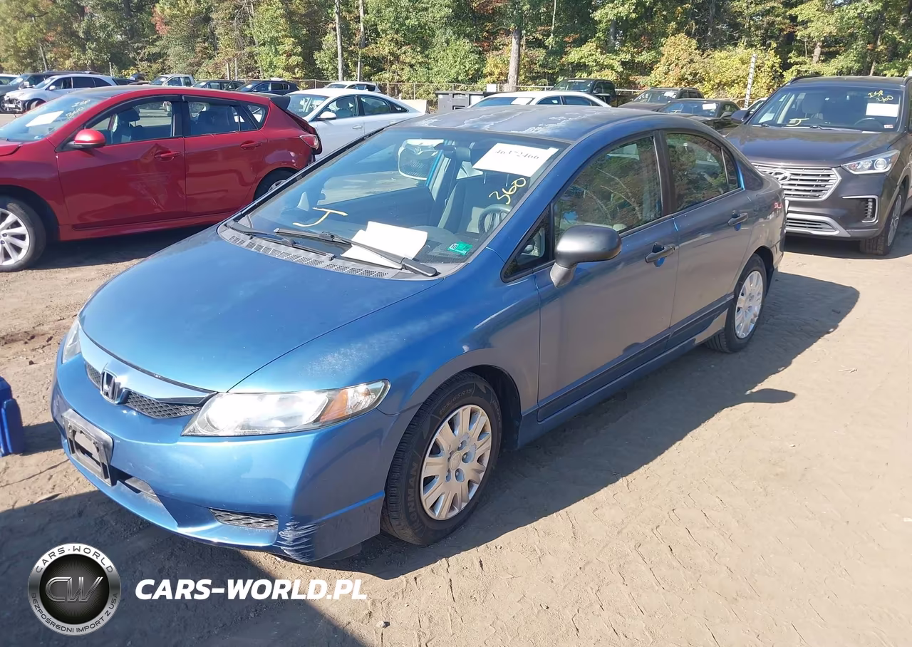 2010 Honda Civic Vp VIN:2HGFA1F38AH569398 - 2
