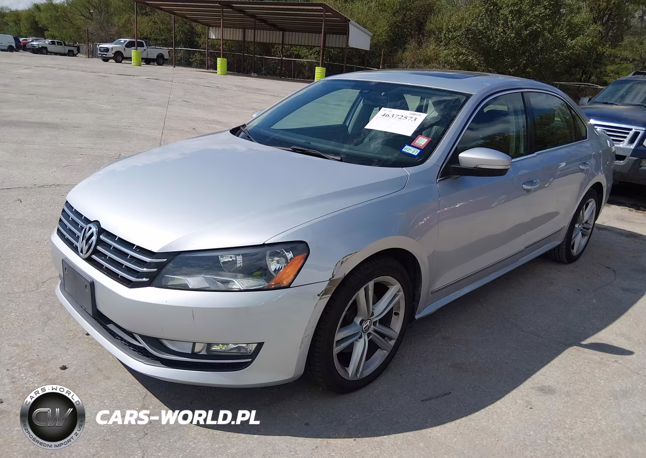 2013 Volkswagen Passat 2.0L Tdi Sel Premium VIN:1VWCN7A33DC108808 - 2