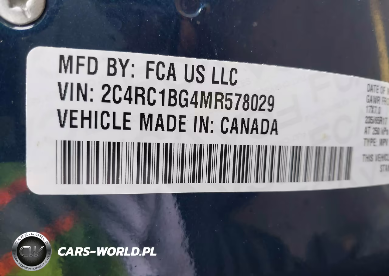 2021 Chrysler Pacifica Touring L VIN:2C4RC1BG4MR578029 - 9