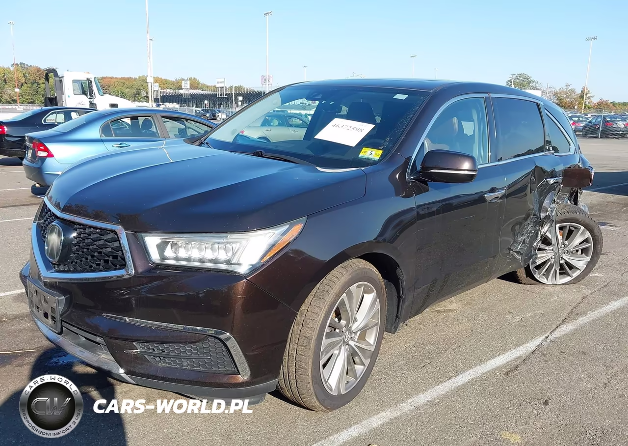 2017 Acura Mdx Technology Package VIN:5FRYD4H59HB032827 - 2