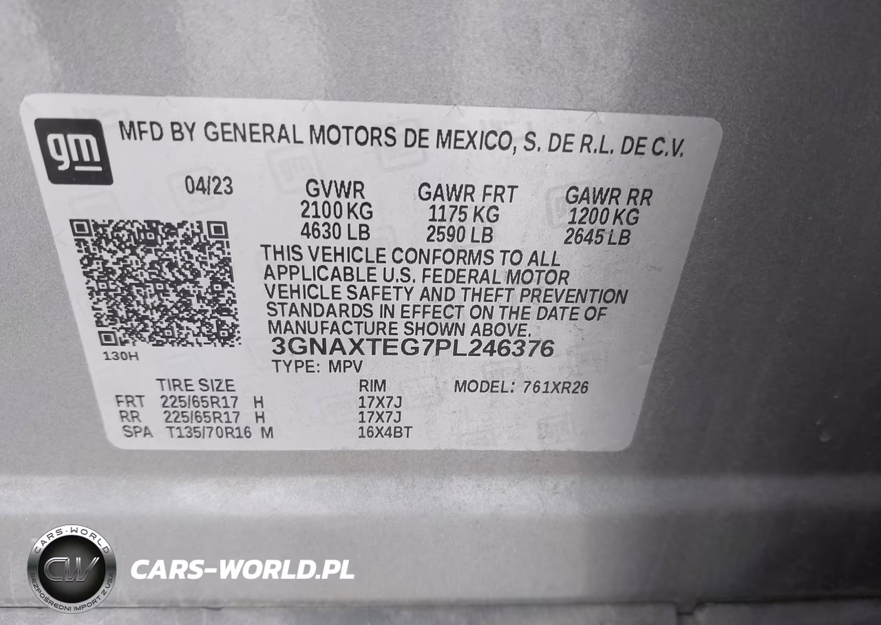 2023 Chevrolet Equinox Awd 2Fl VIN:3GNAXTEG7PL246376 - 9