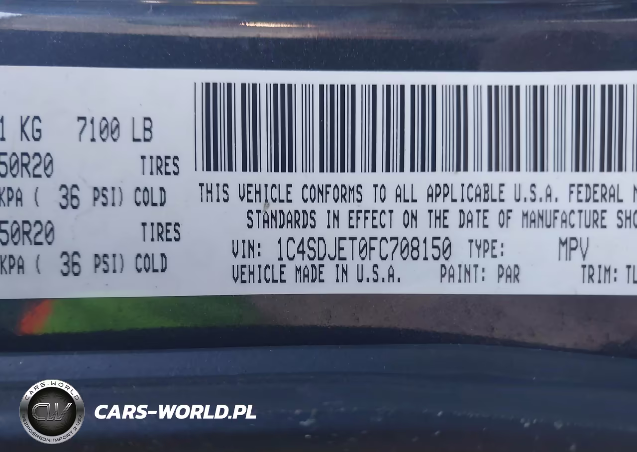 2015 Dodge Durango Citadel VIN:1C4SDJET0FC708150 - 9
