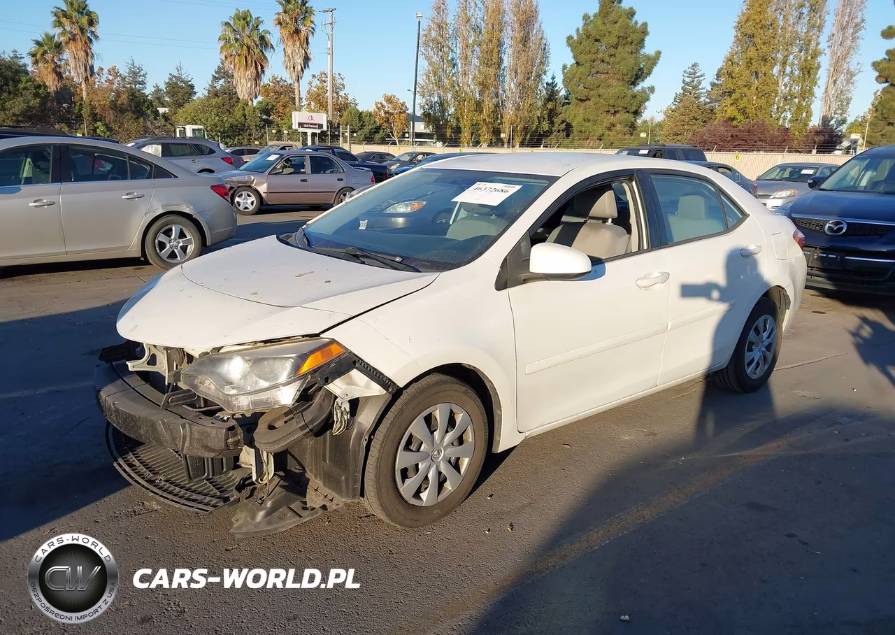 2015 Toyota Corolla Le Eco VIN:5YFBPRHE1FP326073 - 2