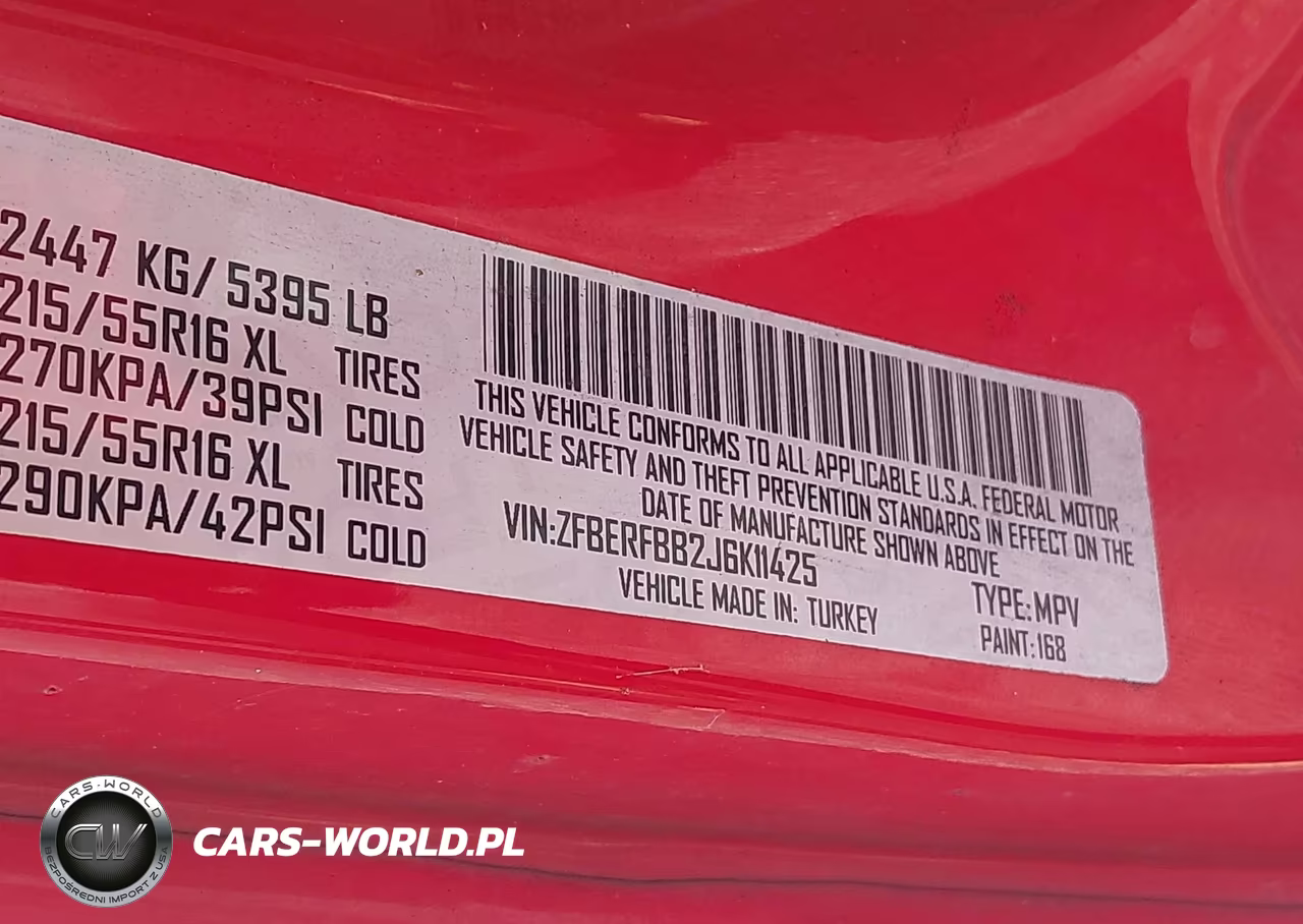 2018 Ram Promaster City Tradesman Slt VIN:ZFBERFBB2J6K11425 - 9