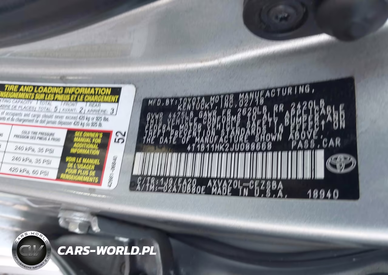 2018 Toyota Camry Se VIN:4T1B11HK2JU088668 - 9