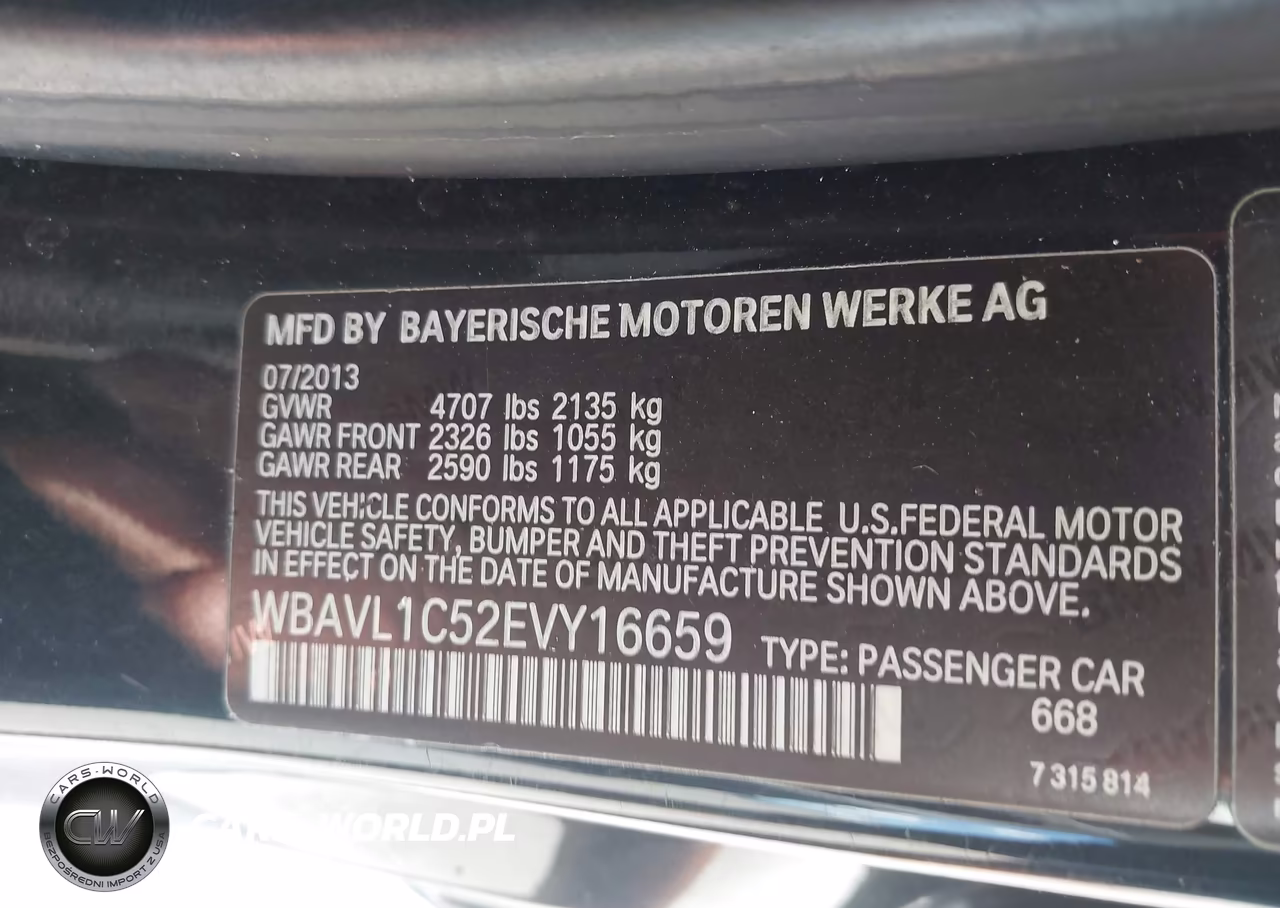 2014 BMW X1 xDrive28I VIN:WBAVL1C52EVY16659 - 9