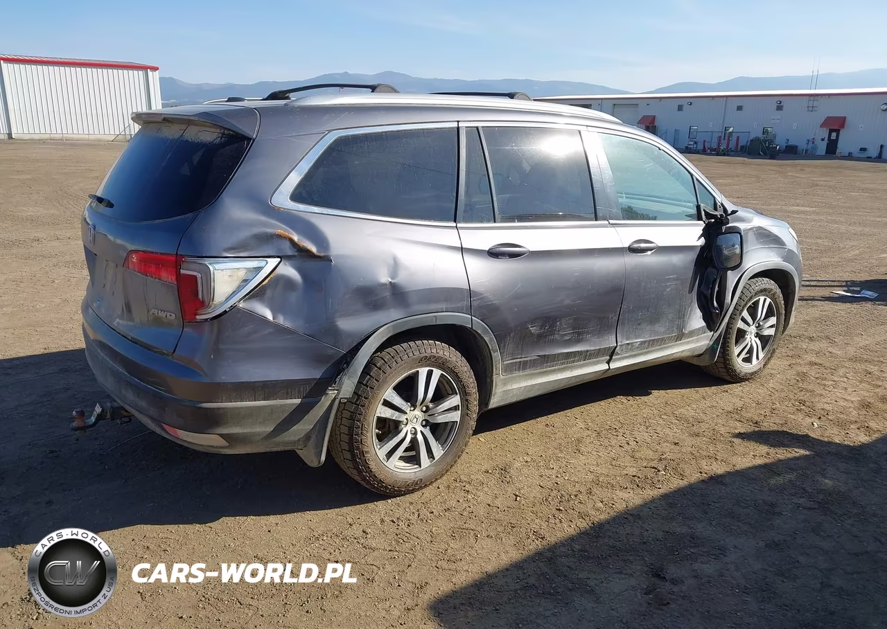 2017 Honda Pilot Ex-L VIN:5FNYF6H53HB018347 - 4