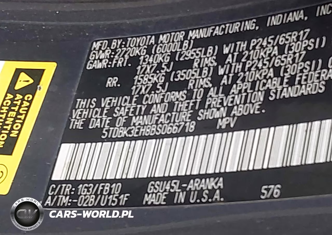 2011 Toyota Highlander Base V6 VIN:5TDBK3EH8BS066718 - 9