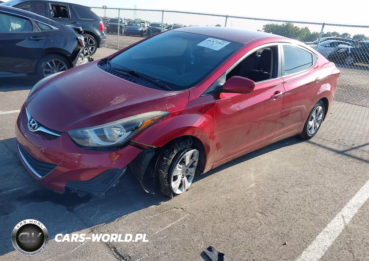 2016 HYUNDAI ELANTRA SE VIN:5NPDH4AE1GH683836 - 2