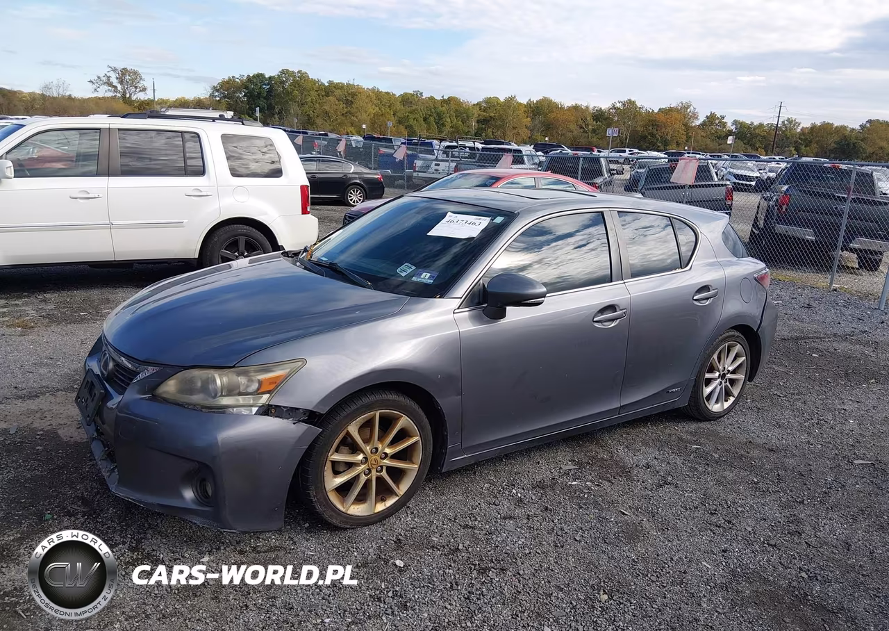 2012 Lexus Ct 200H Premium VIN:JTHKD5BH0C2092490 - 2