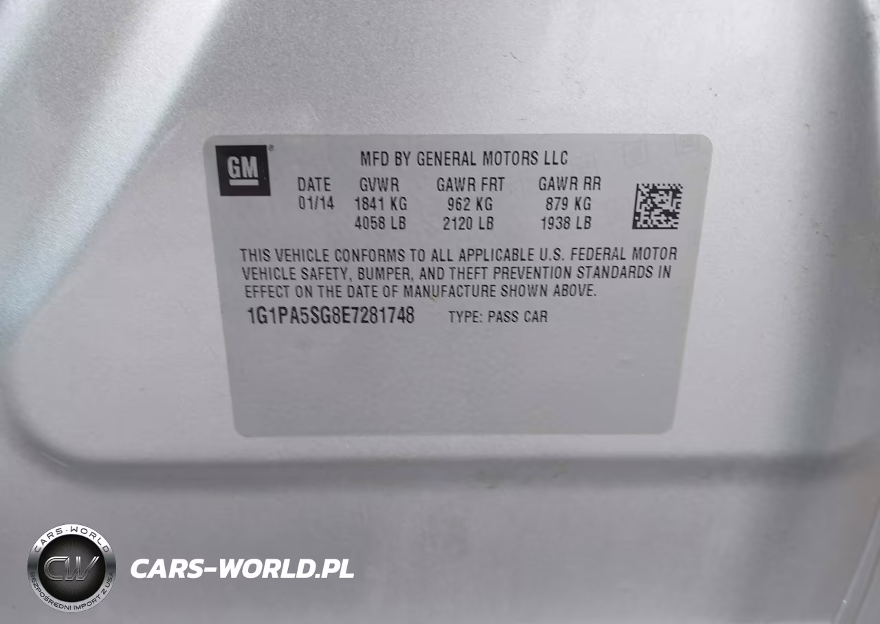 2014 Chevrolet Cruze Ls Auto VIN:1G1PA5SG8E7281748 - 9