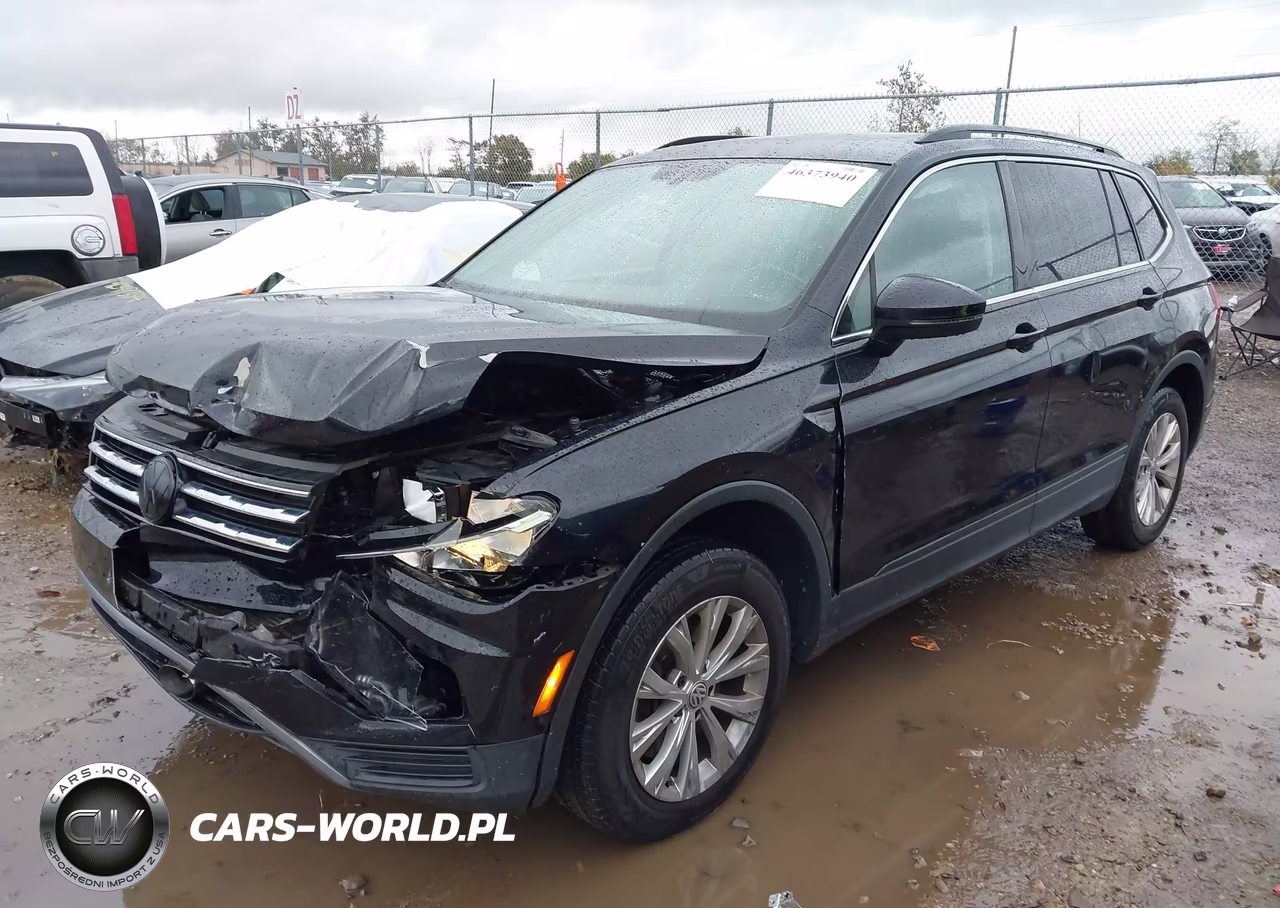 2019 Volkswagen Tiguan 2.0T Se-2.0T Sel-2.0T Sel R-Line-2.0T Sel R-Line Black VIN:3VV2B7AX6KM107658 - 2