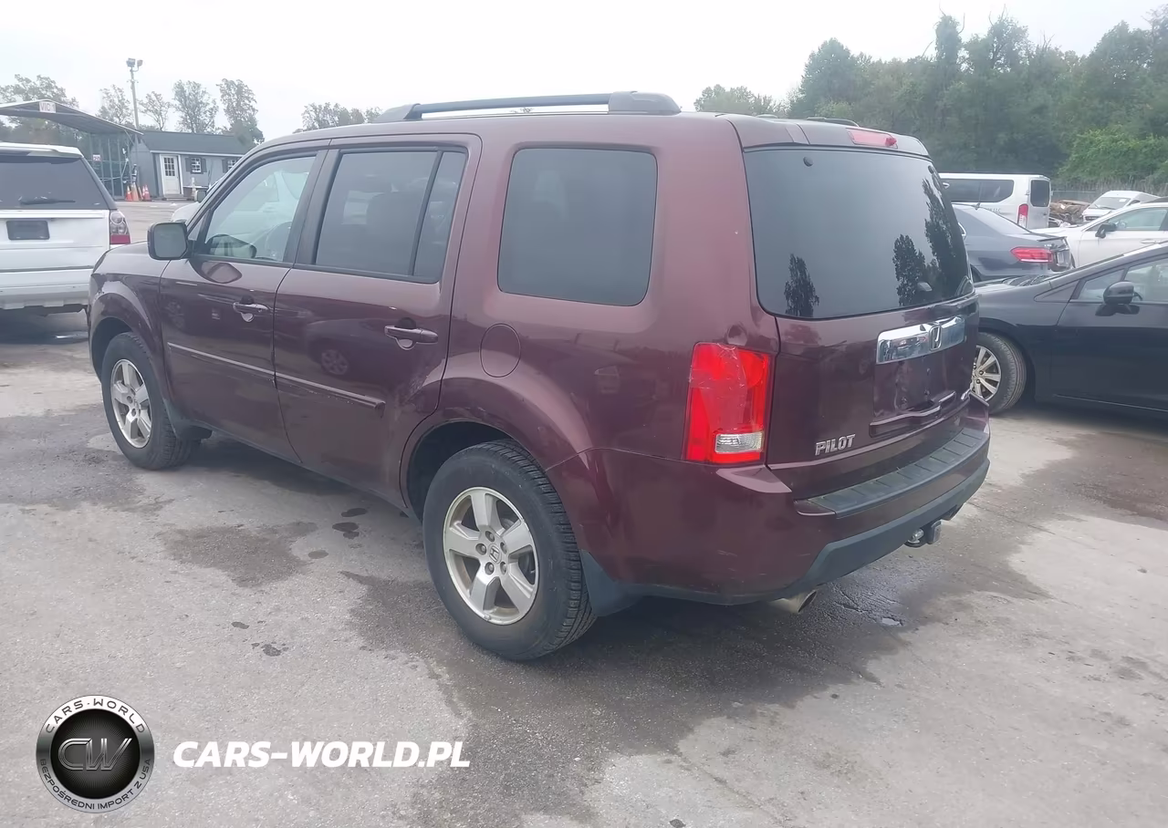 2011 Honda Pilot Ex-L VIN:5FNYF4H71BB074574 - 3