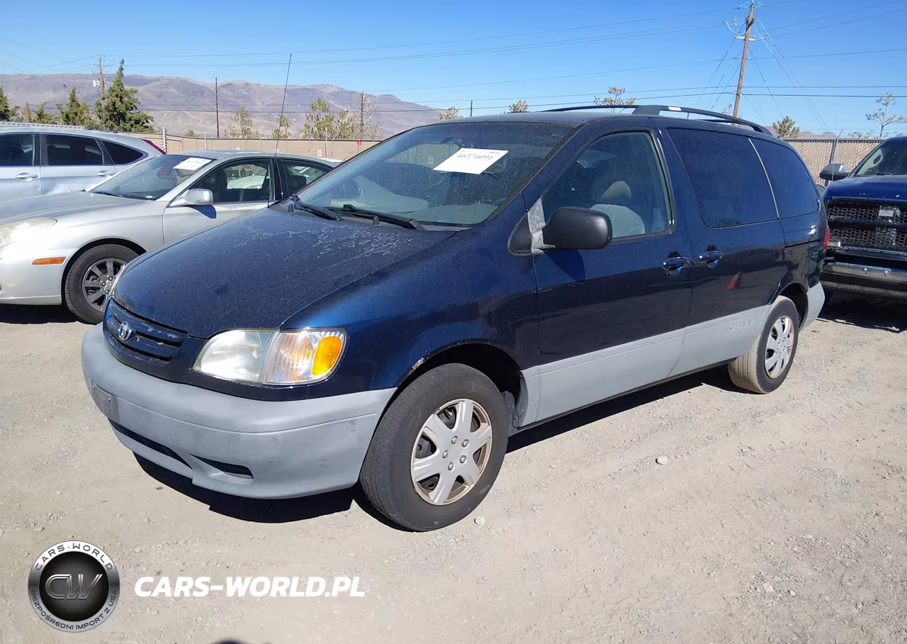 2002 Toyota Sienna Le VIN:4T3ZF13C42U420960 - 2