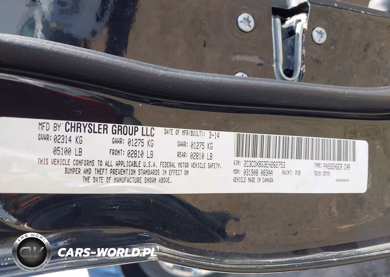 2014 Dodge Charger Se VIN:2C3CDXBG3EH262753 - 9