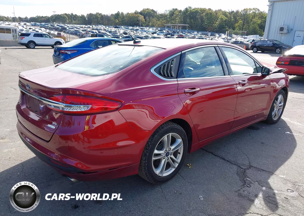 2018 Ford Fusion Se VIN:3FA6P0HD6JR265493 - 4