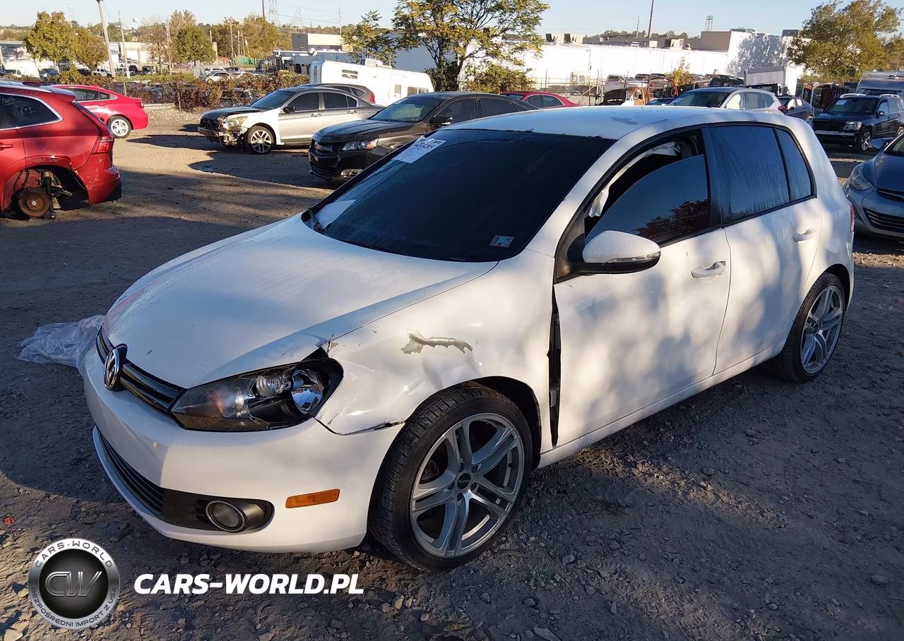 2012 Volkswagen Golf Tdi 4-Door VIN:WVWNM7AJ6CW098933 - 2