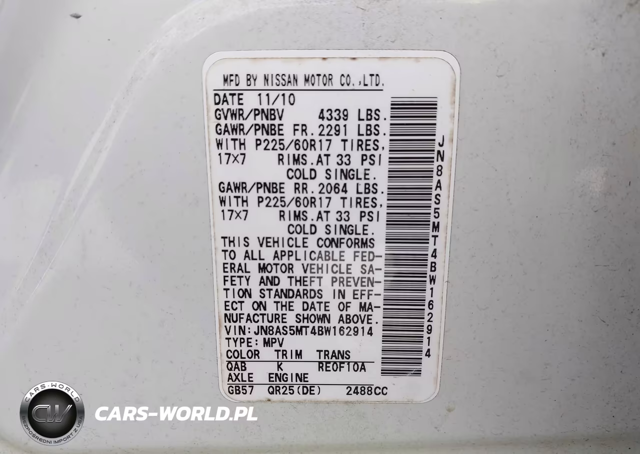 2011 Nissan Rogue Sv VIN:JN8AS5MT4BW162914 - 9