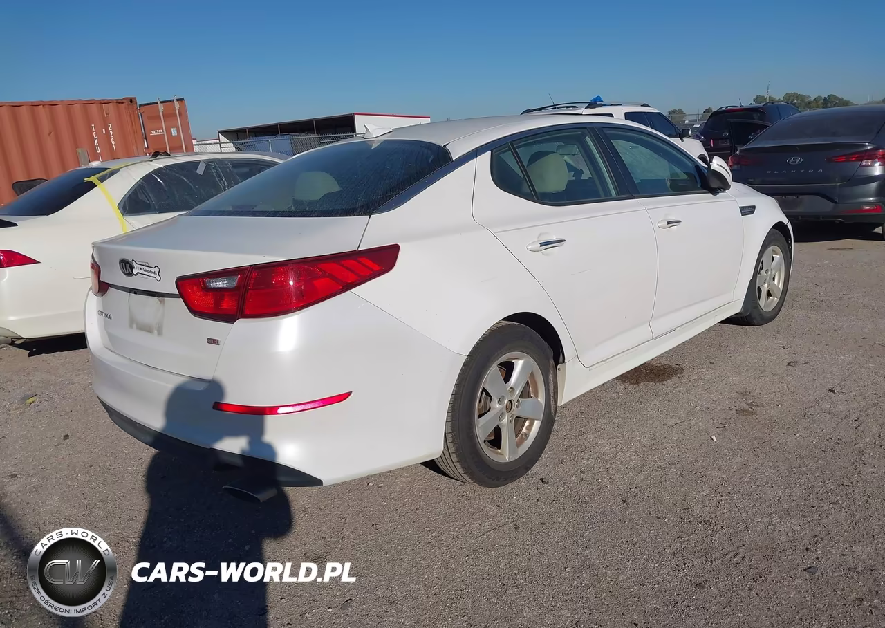 2015 Kia Optima VIN:KNAGM4A74F5526713 - 4