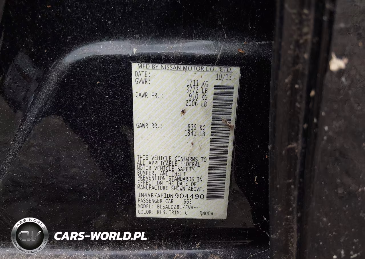 2013 Nissan Sentra Sv VIN:1N4AB7AP1DN904490 - 9