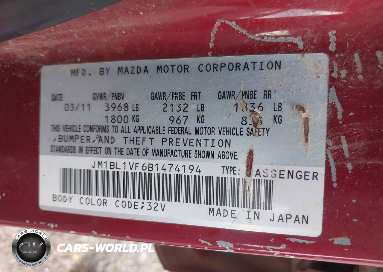 2011 Mazda Mazda3 I Touring VIN:JM1BL1VF6B1474194 - 9