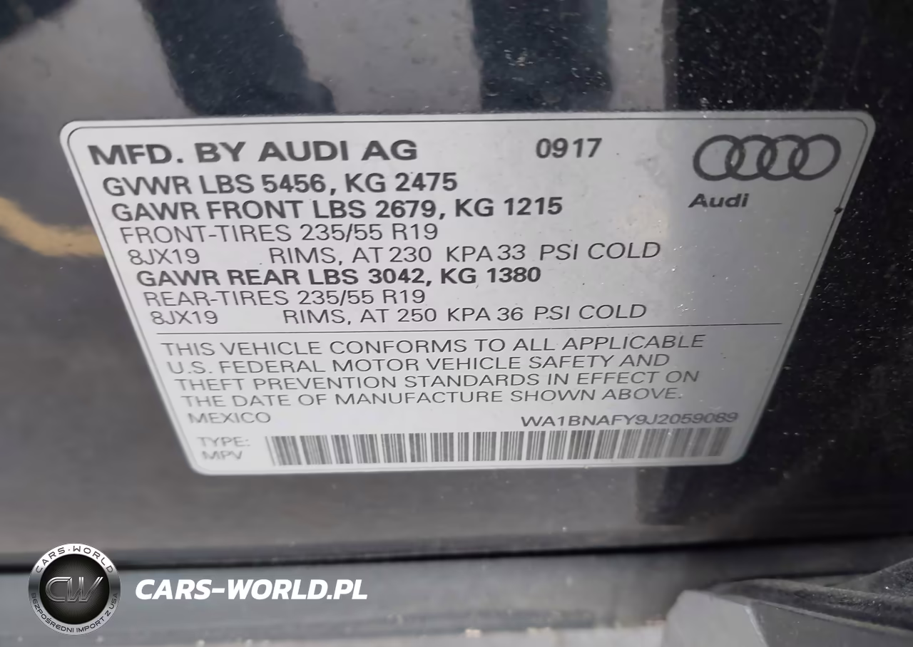 2018 Audi Q5 2.0T Premium-2.0T Tech Premium VIN:WA1BNAFY9J2059089 - 9