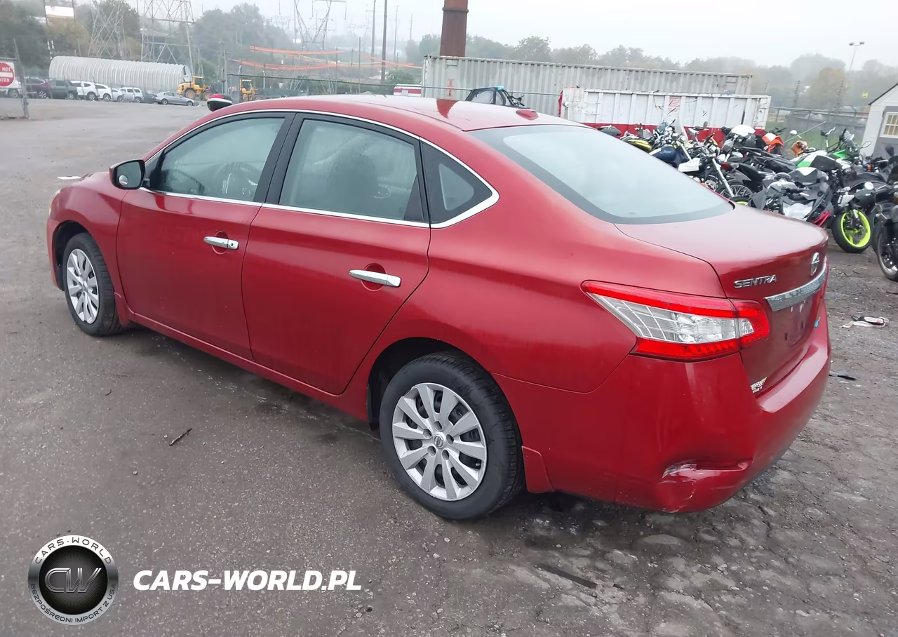 2014 Nissan Sentra Sv VIN:3N1AB7AP5EY310969 - 3