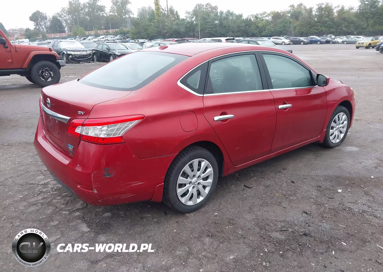 2014 Nissan Sentra Sv VIN:3N1AB7AP5EY310969 - 4