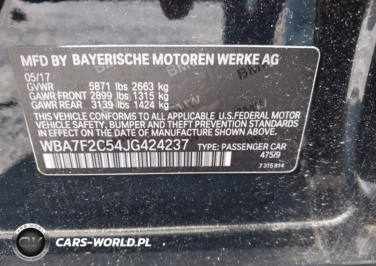 2018 BMW Alpina B7 xDrive VIN:WBA7F2C54JG424237 - 9