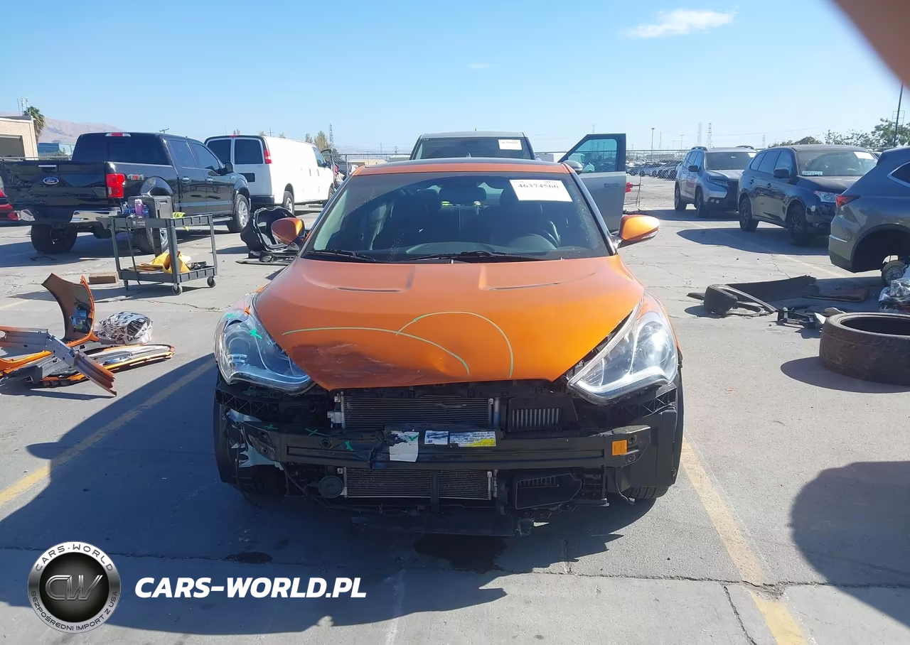 2013 Hyundai Veloster Turbo W-Black VIN:KMHTC6AE2DU117624 - 13