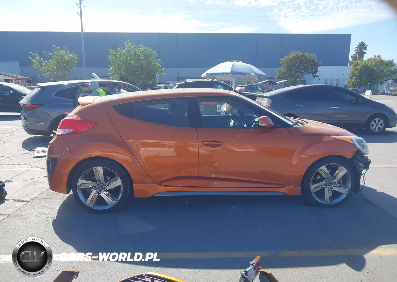 2013 Hyundai Veloster Turbo W-Black VIN:KMHTC6AE2DU117624 - 14
