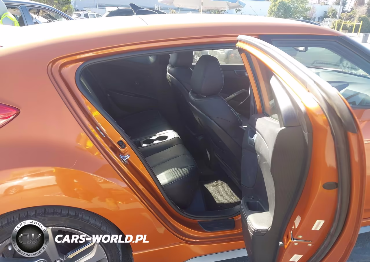 2013 Hyundai Veloster Turbo W-Black VIN:KMHTC6AE2DU117624 - 8