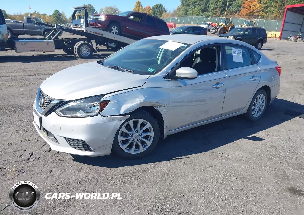 2018 Nissan Sentra Sv VIN:3N1AB7AP8JY218510 - 2
