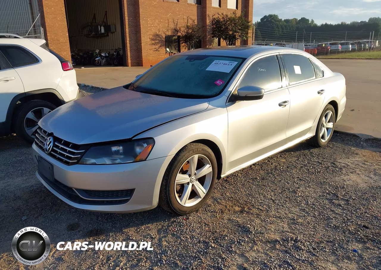 2013 Volkswagen Passat 2.0L Tdi Se VIN:1VWBN7A31DC029214 - 2